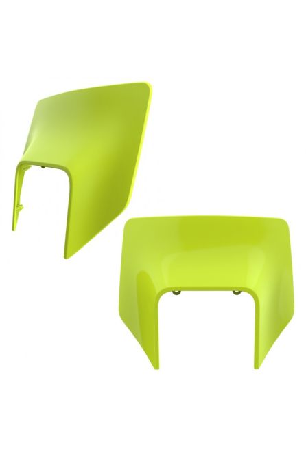 POLISPORT OSŁONA LAMPY ПЕРЕДНЯЯ HUSQVARNA TE/FE `17-19 ЦВЕТ ЖЕЛТЫЙ FLUO (WZÓR OEM)