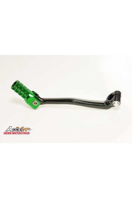 ACCEL DŹWIGNIA ZMIANY ПЕРЕДАЧ KAWASAKI KXF 450 '06-'08 АЛЮМИНИЕВАЯ ЦВЕТ ЧЕРНЫЙ, KOŃCÓWKA ZIELONA