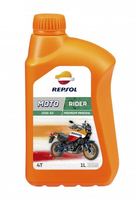 REPSOL МОТОРНОЕ МАСЛО 4T MOTO RIDER 20W50 1L MA2 MINERALNY (12)