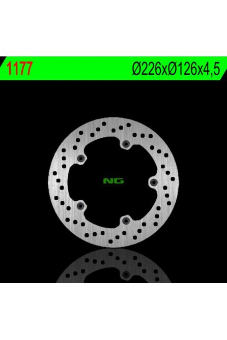 NG ТОРМОЗНОЙ ДИСК ЗАДНИЙ PEUGEOT GEOPOLIS 125 06-07, SATELIS 250 06-13