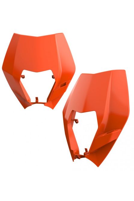 POLISPORT OSŁONA LAMPY ПЕРЕДНЯЯ KTM EXC / EXC-F / XC-W / XCF-W `08-13 ЦВЕТ ОРАНЖЕВЫЙ (WZÓR OEM)