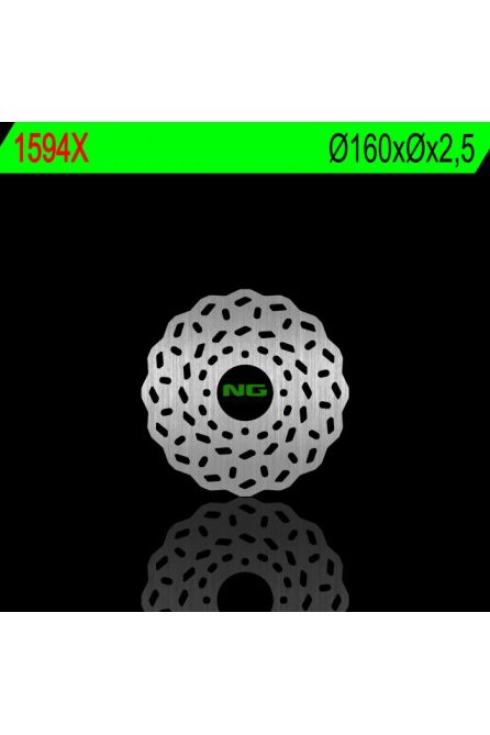 NG ТОРМОЗНОЙ ДИСК ЗАДНИЙ BETA EVO 125/200/250/300 09-18 (160X2,5MM) (4X6,0MM)