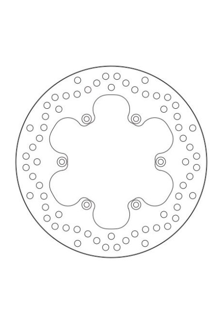 SBS ТОРМОЗНОЙ ДИСК ЗАДНИЙ APRILIA/ BMW F 650 94-15 (240X110X5)
