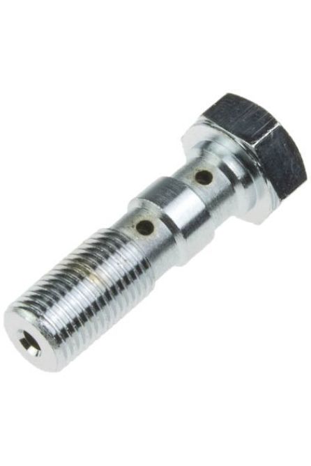 TRW LUCAS ГИДРАВЛИЧЕСКИЙ ВИНТ ДЛЯ ТОРМОЗНЫХ МАГИСТРАЛЕЙ M10X1,00 ДВОЙНОЙ ЦВЕТ СТАЛЬНОЙ (CHROM)
