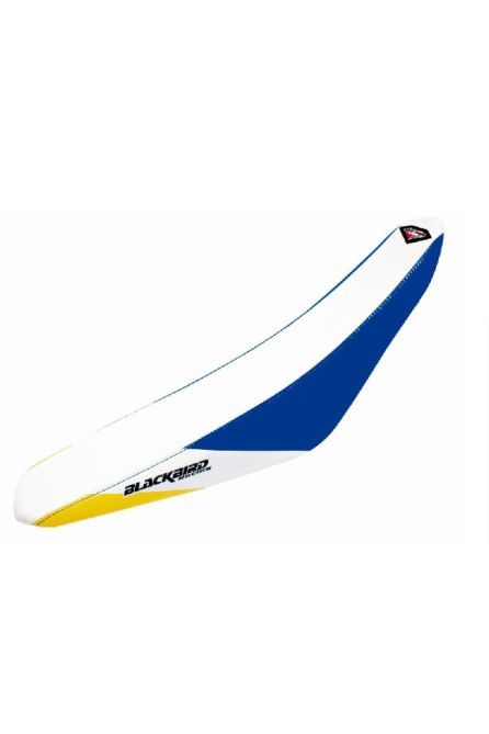 BLACKBIRD ЧЕХОЛ НА СИДЕНЬЕ HUSQVARNA DREAM 3, TE/TC 250/450/510 '05-'07, WR250/300 '06-'13), CR/WR125/250 '06-'08, ЦВЕТ СИНИЙ/БЕЛЫЙ/ЖЕЛТЫЙ