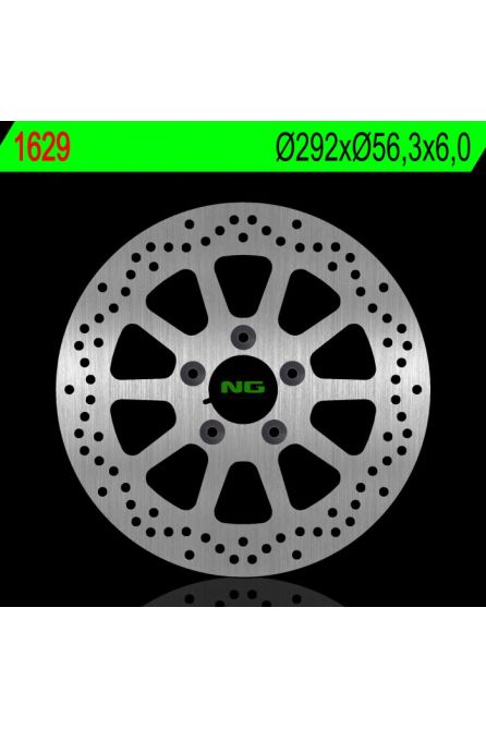 NG ТОРМОЗНОЙ ДИСК ЗАДНИЙ HARLEY DAVIDSON DYNA 1690/1450/1573 02-17, SOFTAIL 16-18 (292X56,3X6,0MM) (5X10,MM)