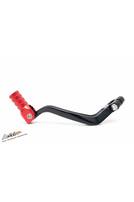 ACCEL DŹWIGNIA ZMIANY ПЕРЕДАЧ BETA RR250/300/350/390/430/498 '10-'19 АЛЮМИНИЕВАЯ ЦВЕТ ЧЕРНЫЙ, KOŃCÓWKA CZERWONA