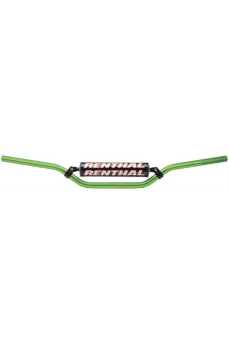 RENTHAL РУЛЬ 7/8 ДЮЙМА (22MM) MX HANDLEBAR GREEN RC PADDED ЦВЕТ ЗЕЛЕНЫЙ С ПОДУШКОЙ