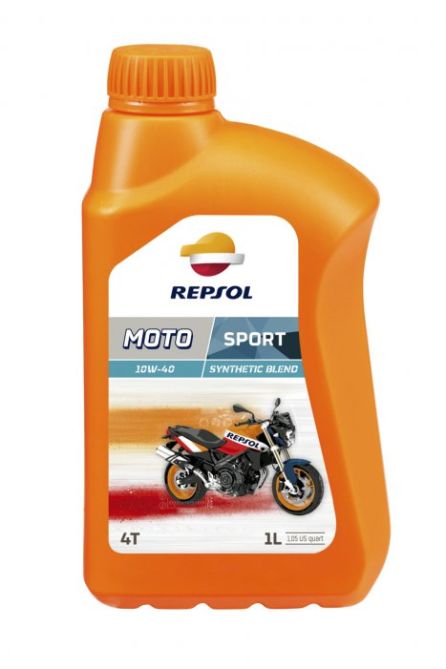 REPSOL МОТОРНОЕ МАСЛО 4T MOTO SPORT 10W40 1L MA2 PÓŁSYNTETYCZNY (12)