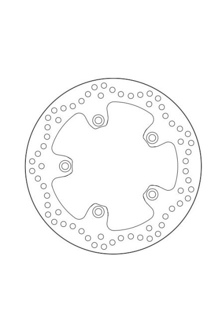 SBS ТОРМОЗНОЙ ДИСК ПЕРЕДНИЙ SUZUKI AN 250/400/650 BURGMAN (260x121x4,5)