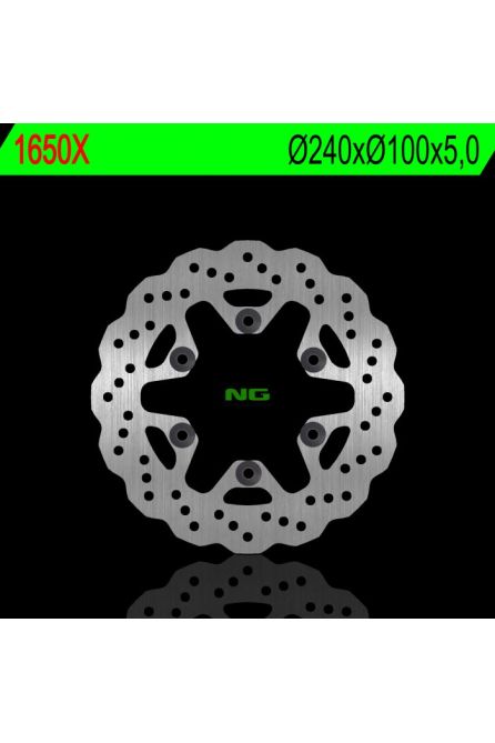 NG ТОРМОЗНОЙ ДИСК ЗАДНИЙ KAWASAKI KLX 250 09-17 (240X100X5,0MM) (6X10,50MM)