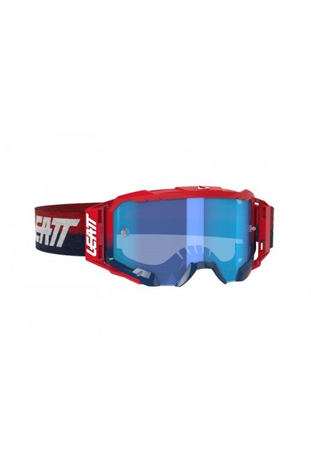 LEATT (2020) ОЧКИ VELOCITY 5.5 GOGGLE RED BLUE ЦВЕТ КРАСНЫЙ/ГРАНАТОВЫЙ