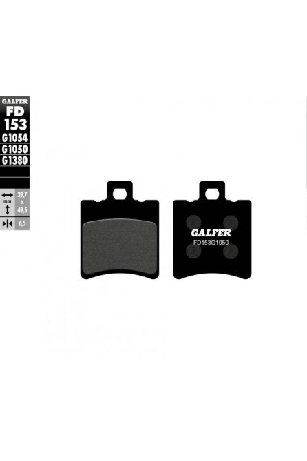 GALFER ТОРМОЗНЫЕ КОЛОДКИ KH193 PÓŁMETALICZNE (СКУТЕРЫ)