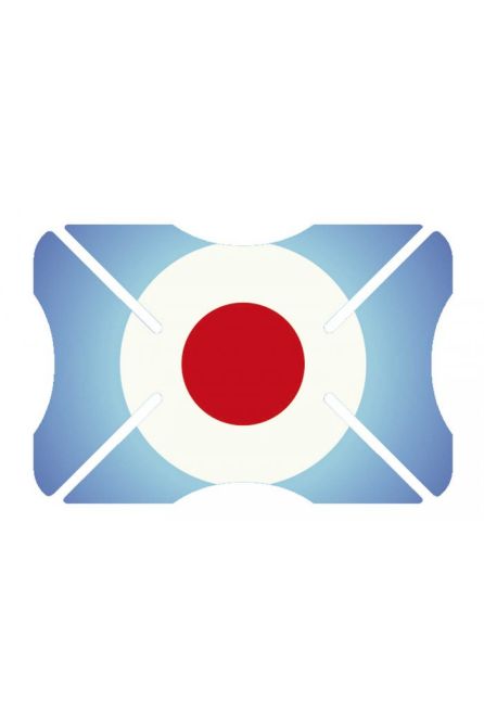 OXFORD NAKLEJKA NA ЗАДНЯЯ KASKU WIELOKROTNEGO UŻYTKU TARGET BUMPER