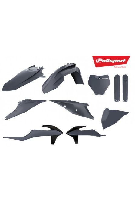 POLISPORT КОМПЛЕКТ ПЛАСТИКА KTM SX/SX-F XC/XCF `19 ЦВЕТ СЕРЫЙ