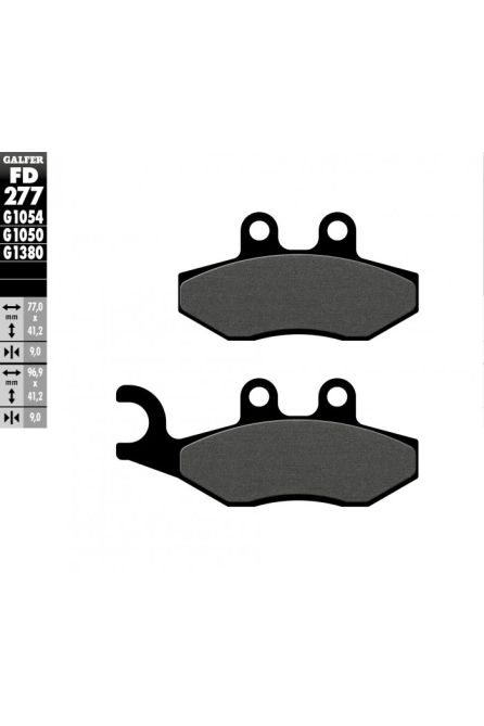 GALFER ТОРМОЗНЫЕ КОЛОДКИ KH353 СКУТЕРЫ